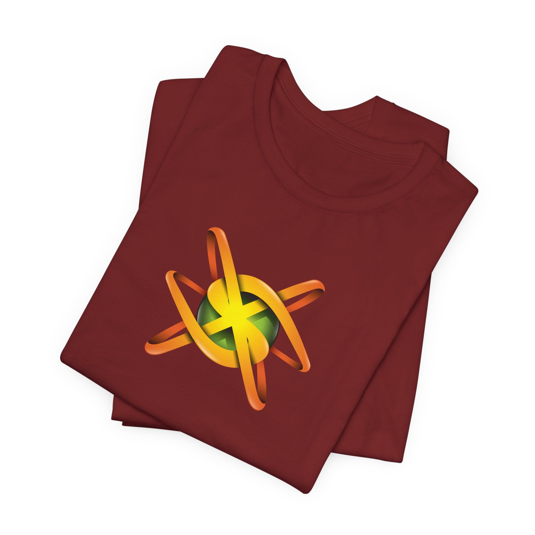 Smox Pro Atom Logo Tee - Maroon Edition