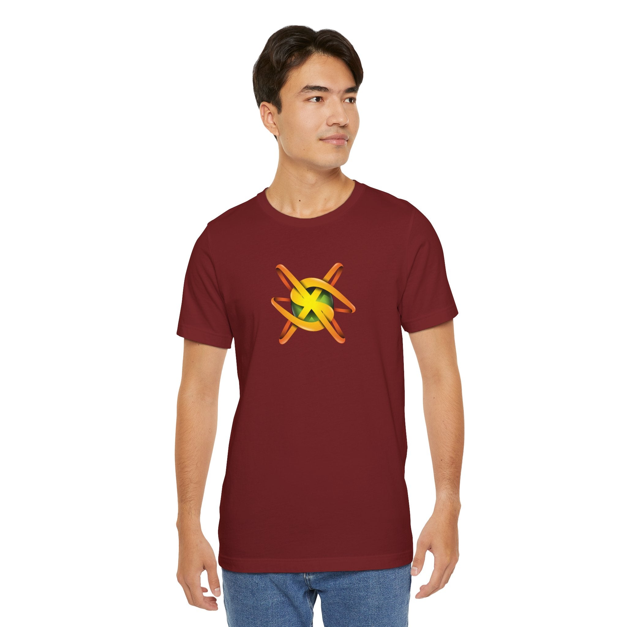 Smox Pro Atom Logo Tee - Maroon Edition